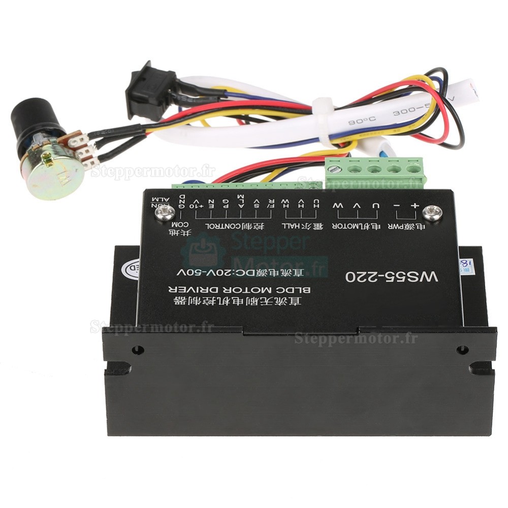 Driver moteur cc brushless triphasé, contrôleur de moteur CC brushless BLD-300B CC18-50V 15A